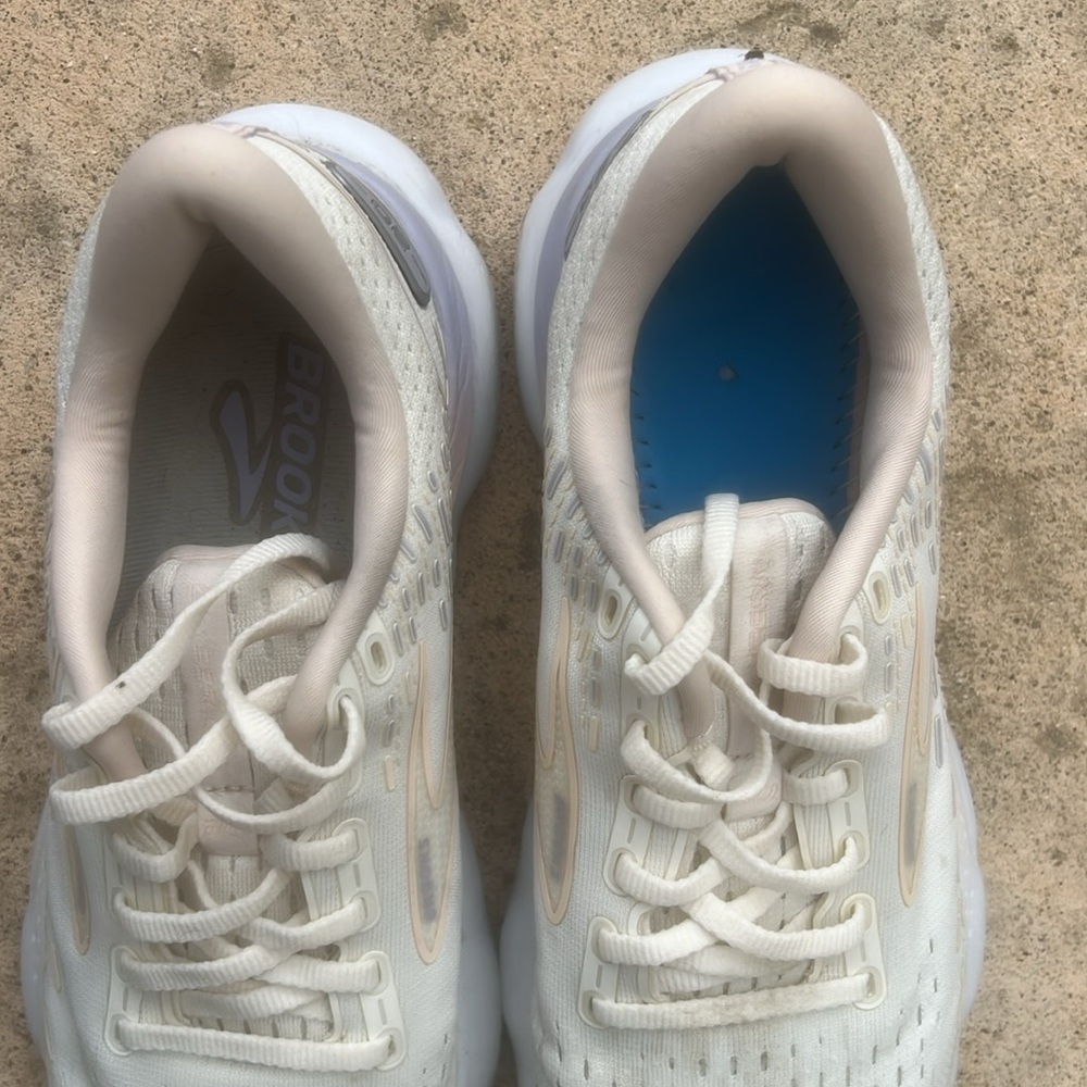 Brooks Glycerin 20 Women's Running Sneaker Cream Pink Lilac Size 9.5 B Med - Picture 10 of 12